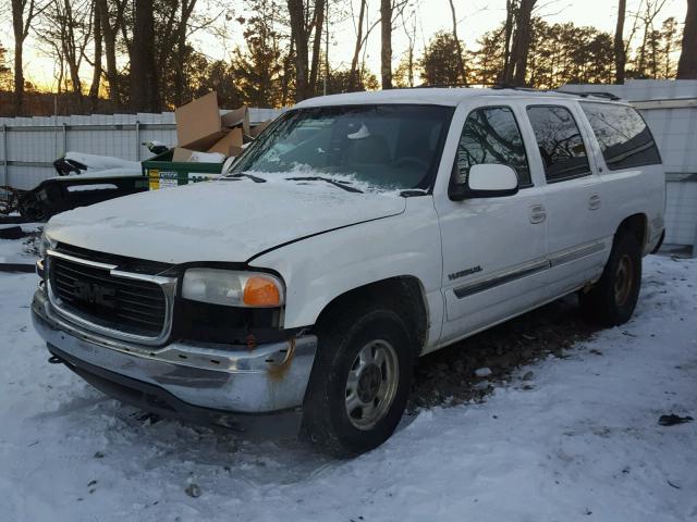 3GKFK16T61G271268 - 2001 GMC YUKON XL K WHITE photo 2