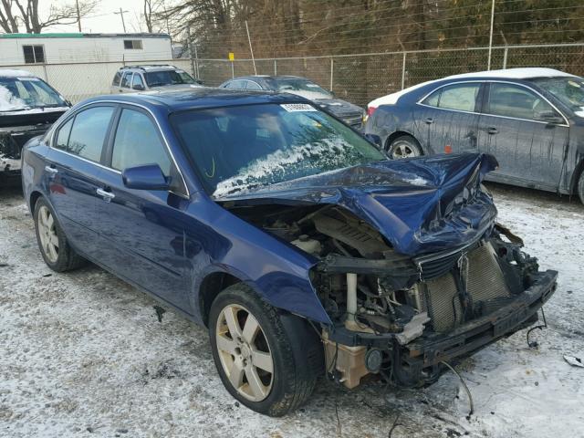 KNAGE124765020499 - 2006 KIA OPTIMA LX BLUE photo 1