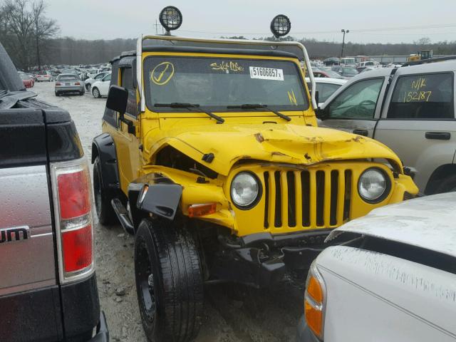 1J4FA29P9YP737164 - 2000 JEEP WRANGLER / YELLOW photo 9