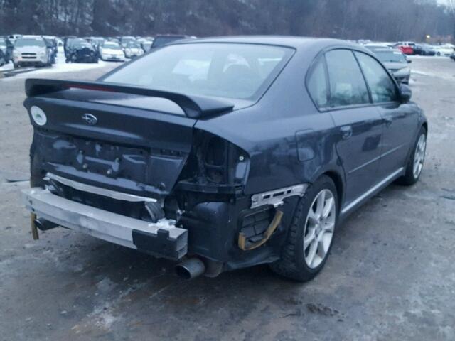 4S3BL696583201204 - 2008 SUBARU LEGACY 2.5 GRAY photo 4