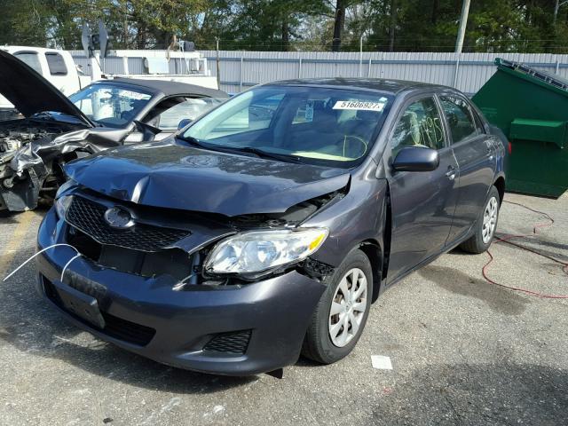 JTDBL40E29J044835 - 2009 TOYOTA COROLLA BA GRAY photo 2