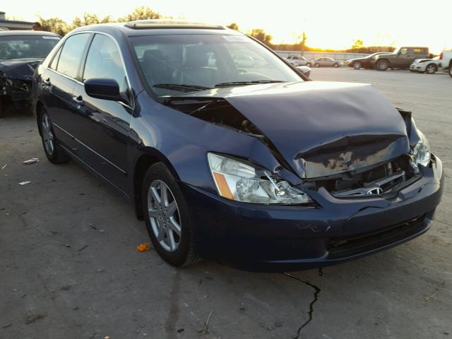 1HGCM66574A023347 - 2004 HONDA ACCORD EX BLUE photo 1