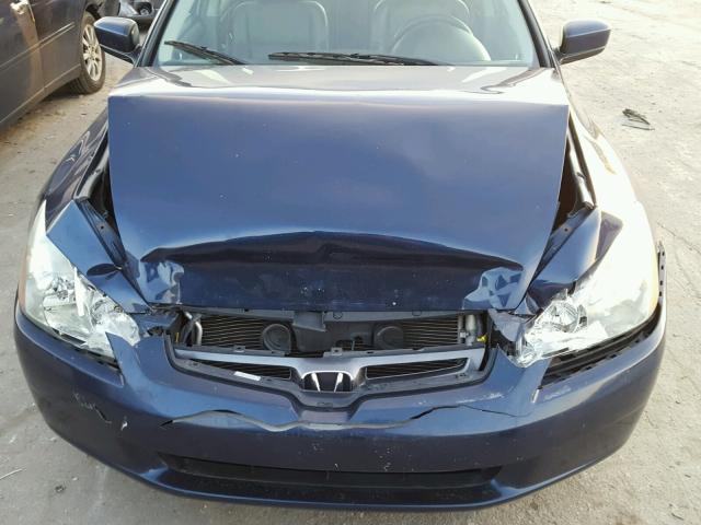 1HGCM66574A023347 - 2004 HONDA ACCORD EX BLUE photo 7