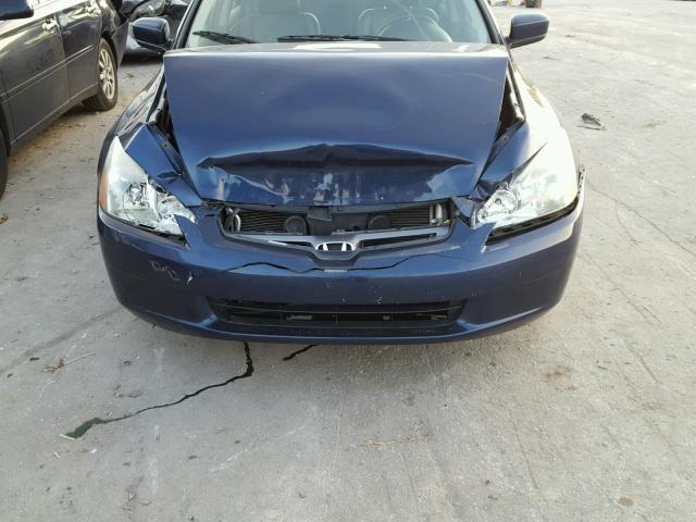 1HGCM66574A023347 - 2004 HONDA ACCORD EX BLUE photo 9