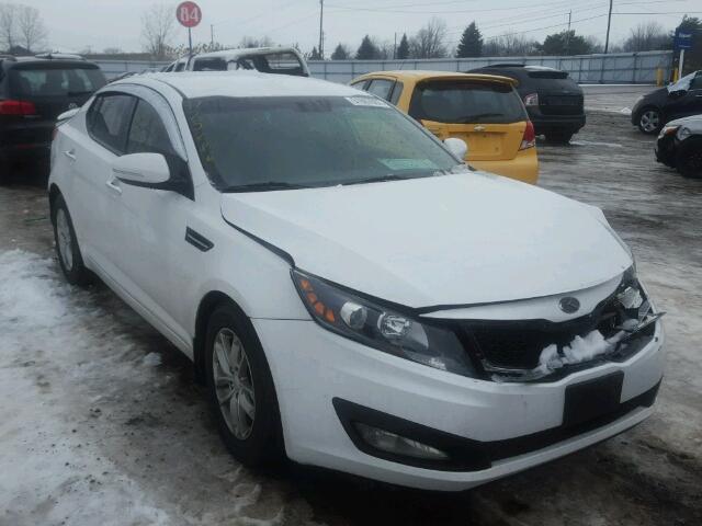 5XXGM4A75CG056637 - 2012 KIA OPTIMA LX WHITE photo 1