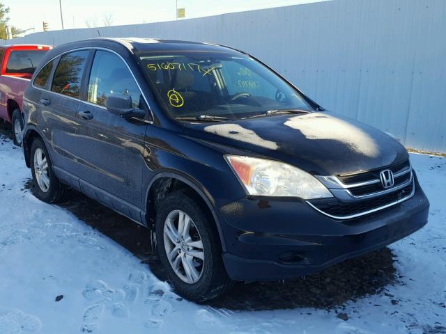 5J6RE4H59AL007653 - 2010 HONDA CR-V EX BLACK photo 1