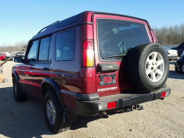 SALTL16463A815587 - 2003 LAND ROVER DISCOVERY RED photo 3