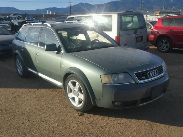 WAUYP64B21N166700 - 2001 AUDI ALLROAD GREEN photo 1