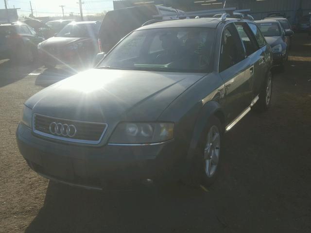 WAUYP64B21N166700 - 2001 AUDI ALLROAD GREEN photo 2