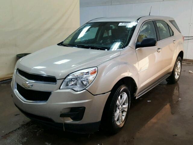 2CNALBEC1B6215662 - 2011 CHEVROLET EQUINOX LS TAN photo 2