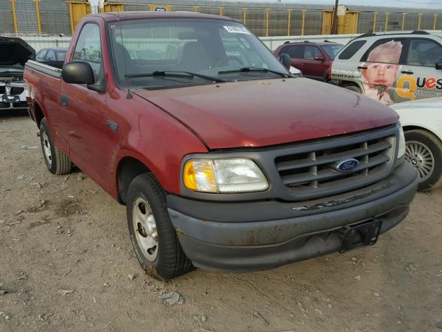 2FTRF17233CA61519 - 2003 FORD F150 RED photo 1