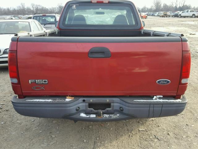 2FTRF17233CA61519 - 2003 FORD F150 RED photo 6