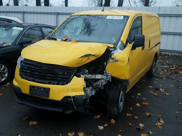 3N63M0YN7FK713056 - 2015 CHEVROLET CITY EXPRE YELLOW photo 2
