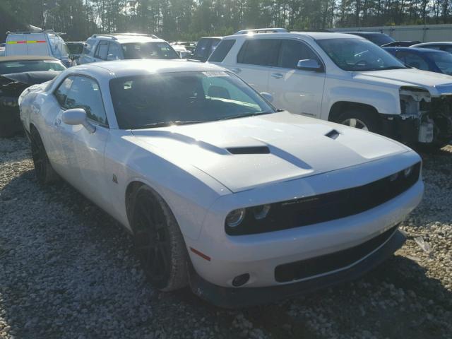 2C3CDZFJ8FH816534 - 2015 DODGE CHALLENGER WHITE photo 1