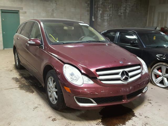 4JGCB65E87A053382 - 2007 MERCEDES-BENZ R 350 BURGUNDY photo 1