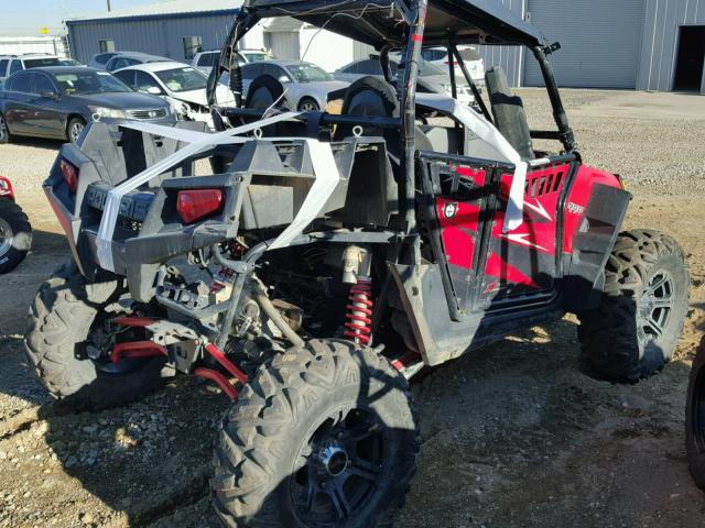 4XAJH87AXBB392784 - 2011 POLARIS RANGER RZR RED photo 4