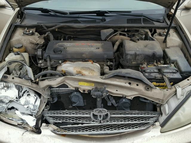 4T1BE32K02U067621 - 2002 TOYOTA CAMRY LE GOLD photo 7