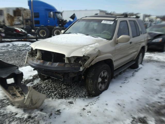 JN8DR09XX1W579217 - 2001 NISSAN PATHFINDER GOLD photo 2