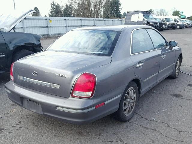 KMHFU45D41A149651 - 2001 HYUNDAI XG 300 GRAY photo 4