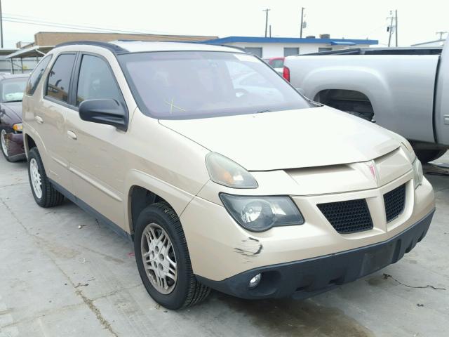 3G7DA03E64S555425 - 2004 PONTIAC AZTEK TAN photo 1