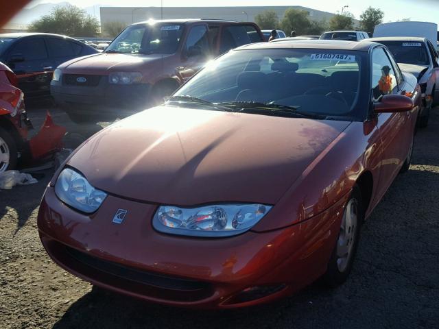 1G8ZY14732Z265260 - 2002 SATURN SC2 RED photo 2