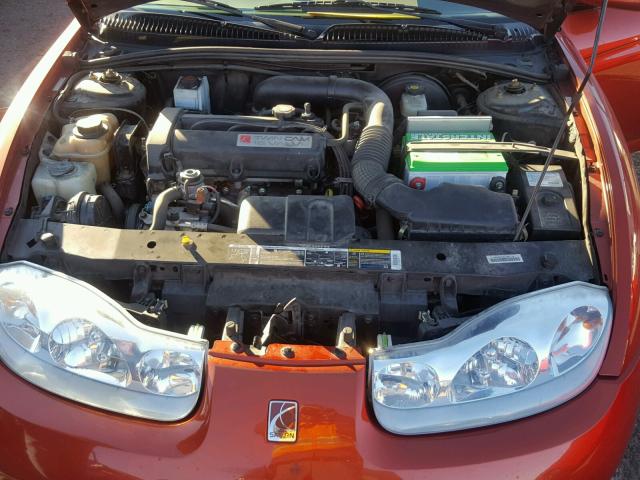 1G8ZY14732Z265260 - 2002 SATURN SC2 RED photo 7