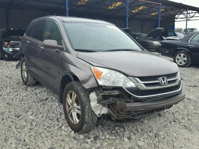 5J6RE3H78BL057568 - 2011 HONDA CR-V EXL BROWN photo 1