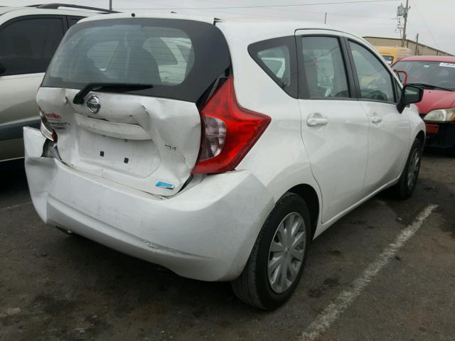 3N1CE2CP1FL366325 - 2015 NISSAN VERSA NOTE WHITE photo 4