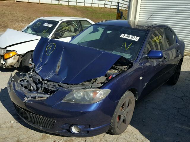 JM1BK323651276485 - 2005 MAZDA 3 S PURPLE photo 2