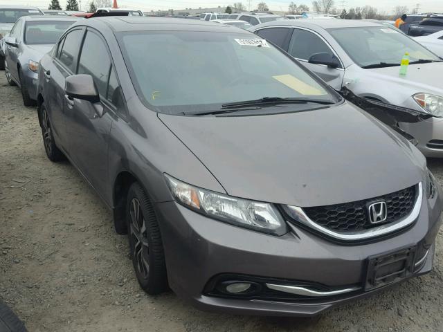 19XFB2F91DE284581 - 2013 HONDA CIVIC EXL رمادي صورة 1