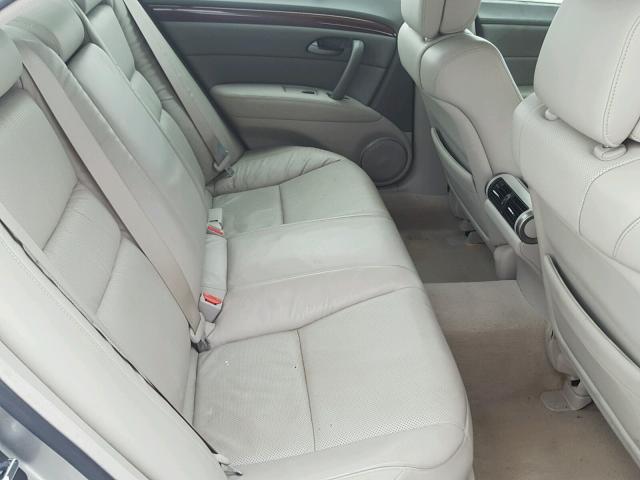JH4KB16618C002031 - 2008 ACURA RL ვერცხლისფერი ფოტო 6