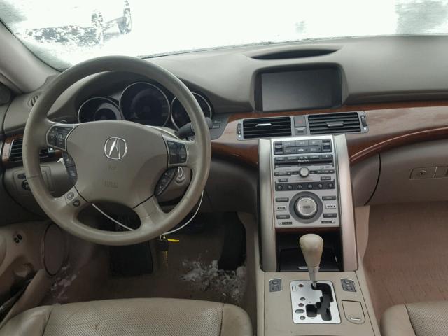 JH4KB16618C002031 - 2008 ACURA RL ვერცხლისფერი ფოტო 9