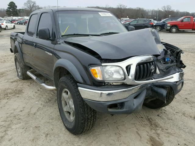 5TEGN92N32Z110721 - 2002 TOYOTA TACOMA DOU BLACK photo 1