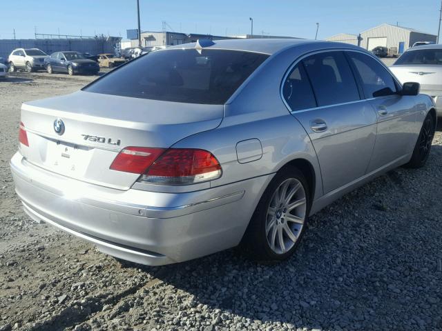 WBAHN83546DT31155 - 2006 BMW 750 LI SILVER photo 4