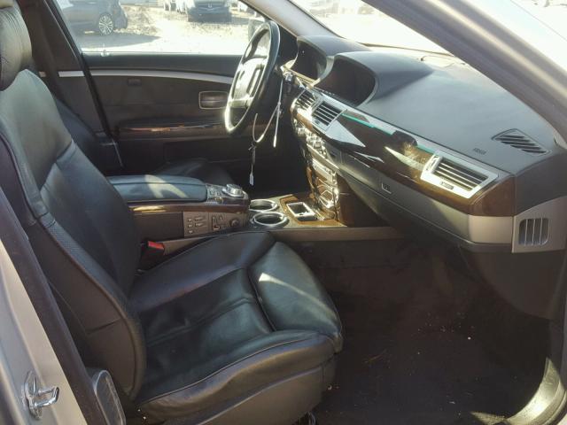 WBAHN83546DT31155 - 2006 BMW 750 LI SILVER photo 5