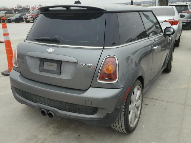 WMWMF73548TV34917 - 2008 MINI COOPER S GRAY photo 4