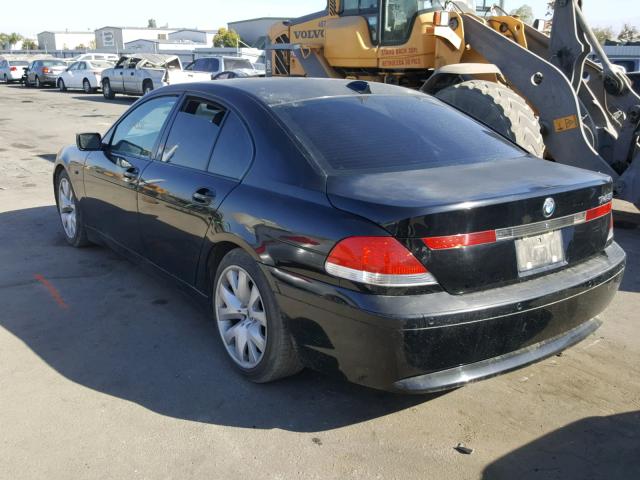 WBAGL63413DP66529 - 2003 BMW 745 I BLACK photo 3