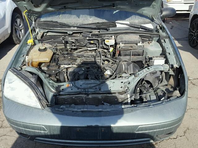 1FAHP31N96W167088 - 2006 FORD FOCUS ZX3 TEAL photo 7