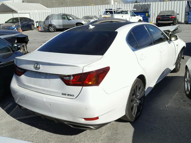 JTHBE1BL4D5004812 - 2013 LEXUS GS 350 WHITE photo 4