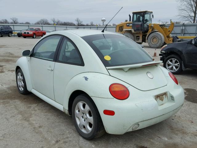 3VWCB21C92M455924 - 2002 VOLKSWAGEN NEW BEETLE WHITE photo 3