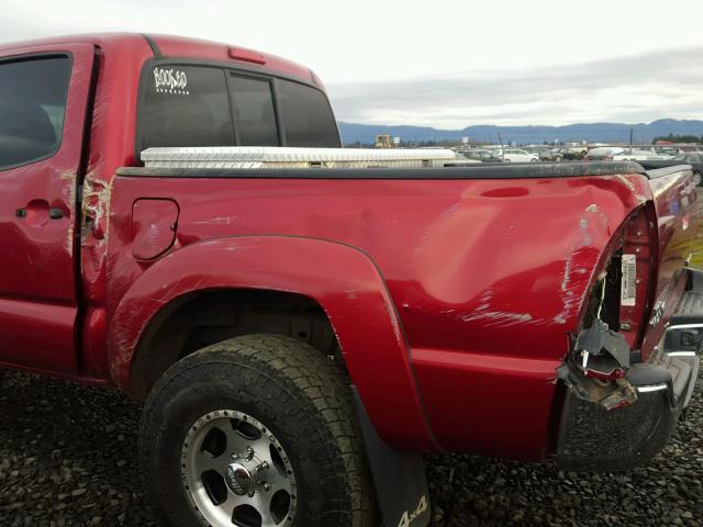 5TELU42NX7Z404418 - 2007 TOYOTA TACOMA DOU RED photo 9