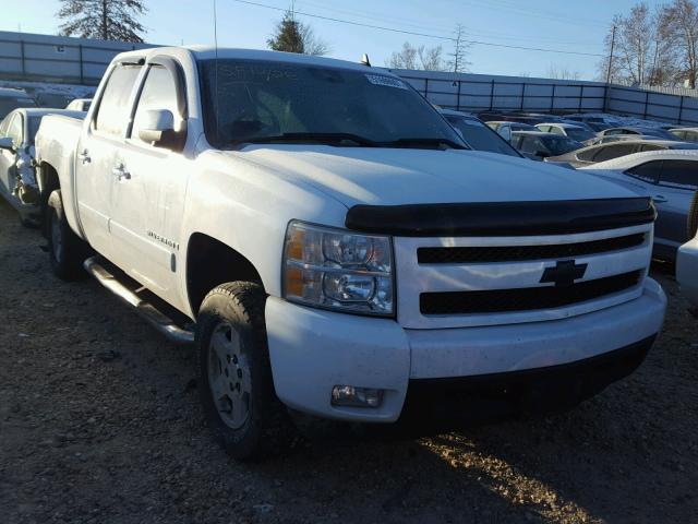 3GCEK13M37G544602 - 2007 CHEVROLET SILVERADO WHITE photo 1