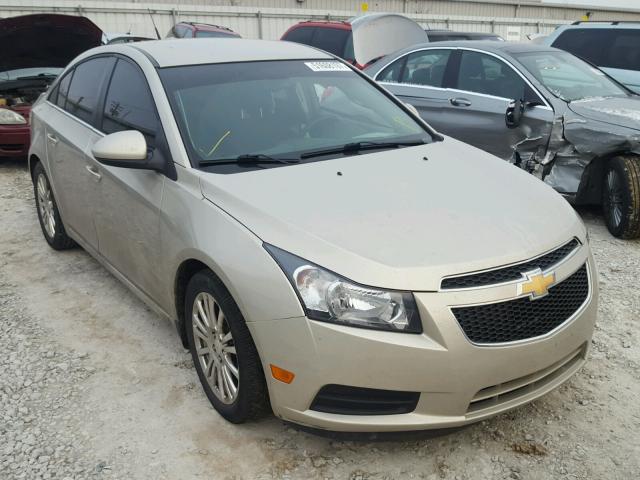 1G1PJ5SBXE7187326 - 2014 CHEVROLET CRUZE ECO TAN photo 1