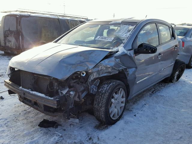 3N1AB6AP4BL663786 - 2011 NISSAN SENTRA 2.0 GRAY photo 2