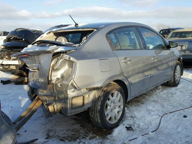 3N1AB6AP4BL663786 - 2011 NISSAN SENTRA 2.0 GRAY photo 4