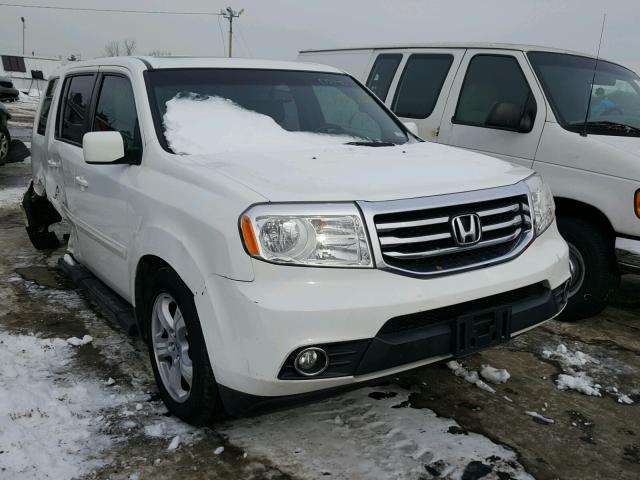 5FNYF4H79CB011580 - 2012 HONDA PILOT EXLN WHITE photo 1