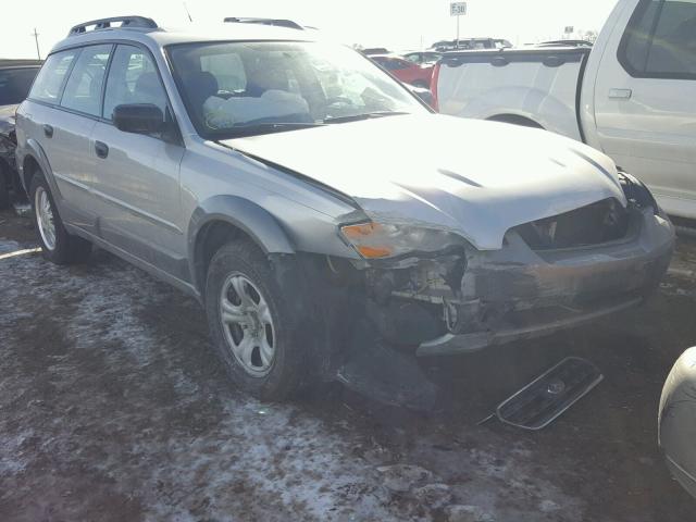 4S4BP61C177316617 - 2007 SUBARU LEGACY OUT SILVER photo 1