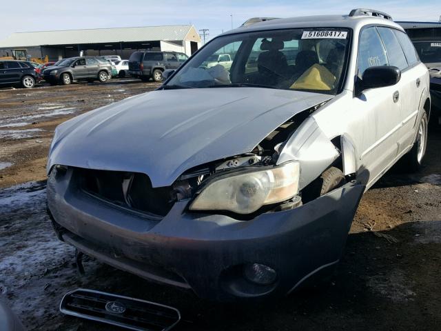 4S4BP61C177316617 - 2007 SUBARU LEGACY OUT SILVER photo 2