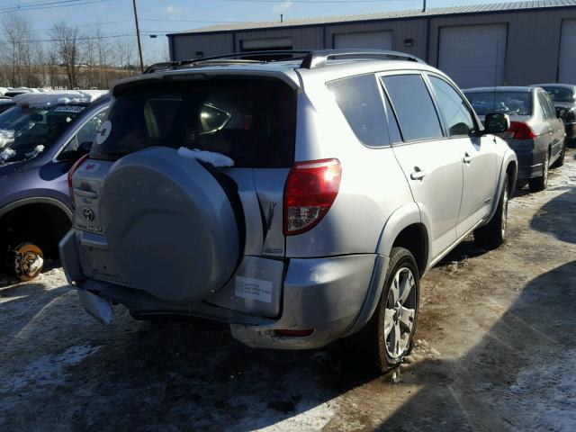 JTMBD32V176043194 - 2007 TOYOTA RAV4 SPORT SILVER photo 4