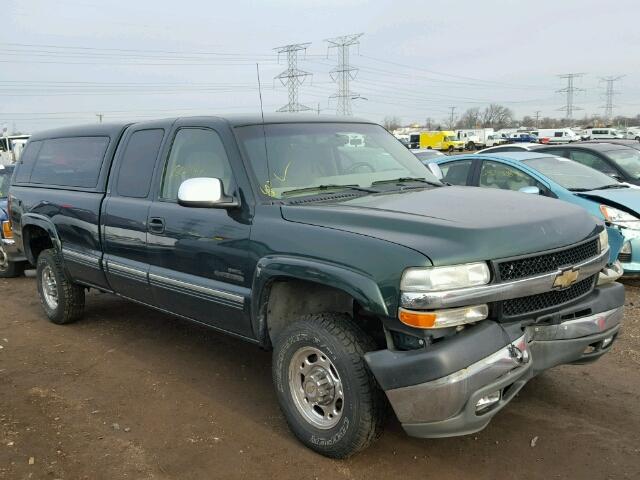 1GCHC29152E269084 - 2002 CHEVROLET SILVERADO GREEN photo 1